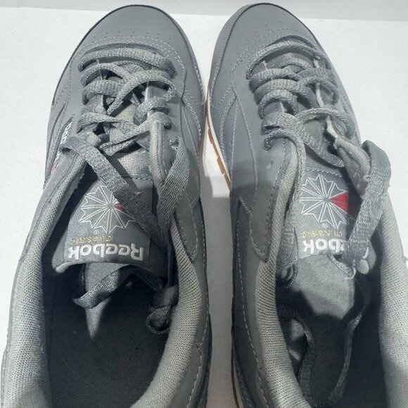 Reebok Mens Classic Leather Sneakers Gray Size 13 M main image 5